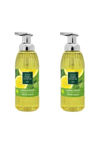 Eyüp Sabri Tuncer Zeytinyağlı Çeşme Limonu Köpük Sabun 500 ML x 2