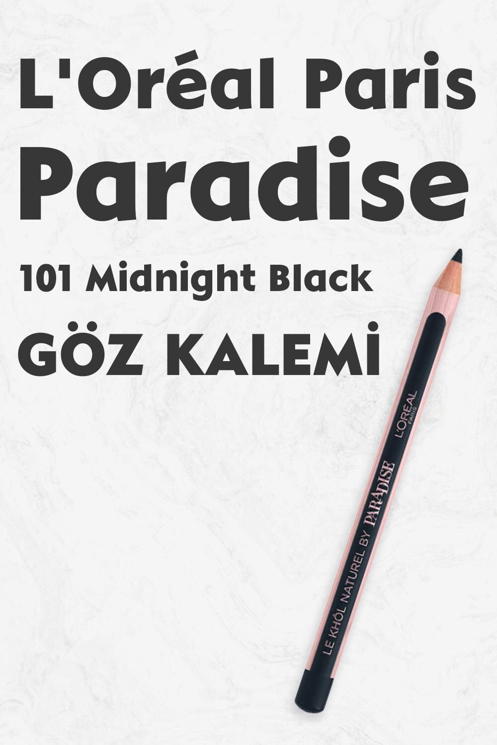 Loreal Paris Paradise Göz Kalemi 101 Midnight Black