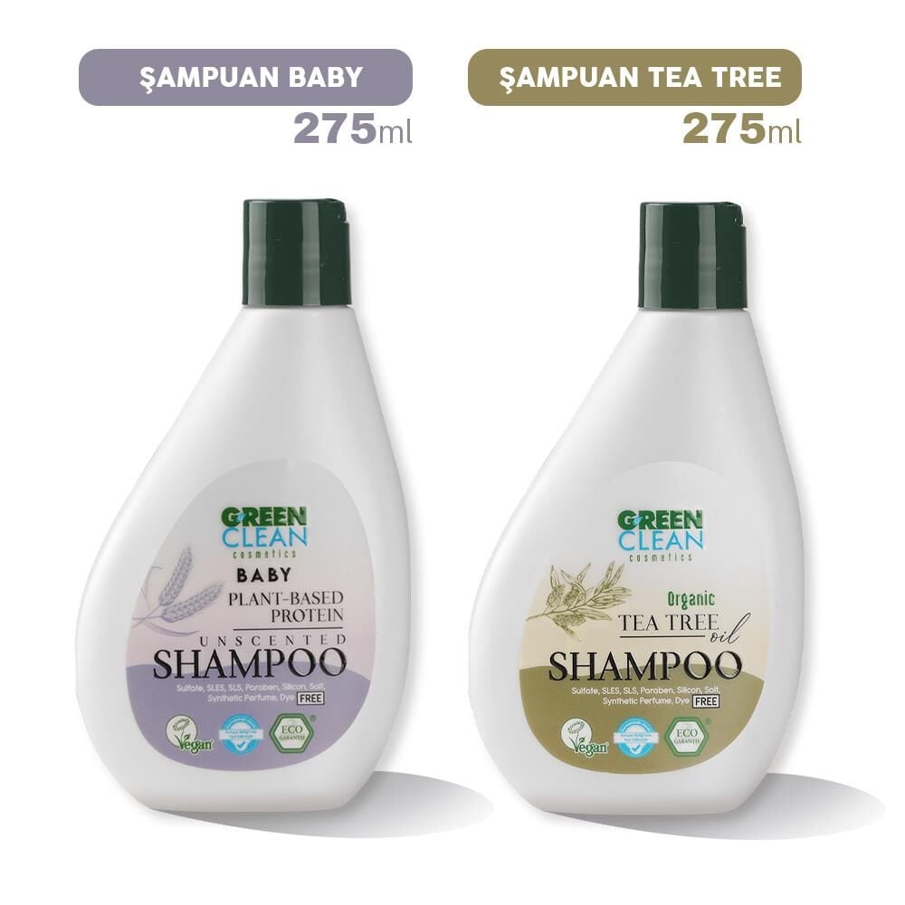 Green Clean Baby ve Tea Tree Şampuan 275 ml