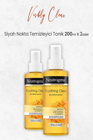 Neutrogena Soothing Clear Yüz Bakım Spreyi 125ml x 2 Adet