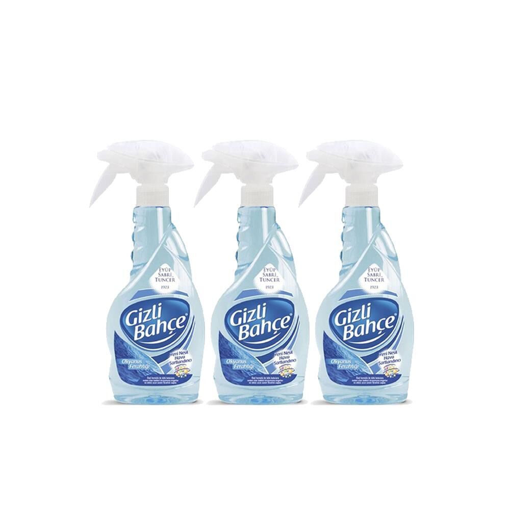 Eyüp Sabri Tuncer Gizli Bahçe Oda Kokusu Okyanus Ferahlığı 500 ml  x 3 adet