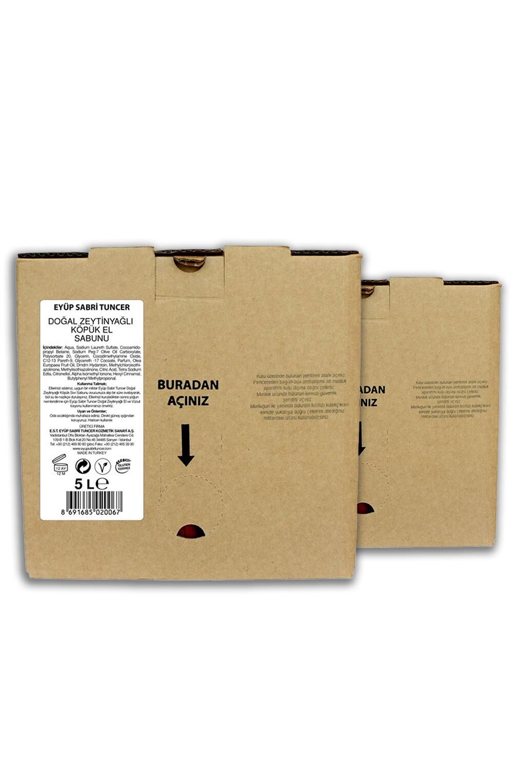 Eyüp Sabri Tuncer Köpük Sabun Zeytinyağlı 5000 ml x 2 Adet