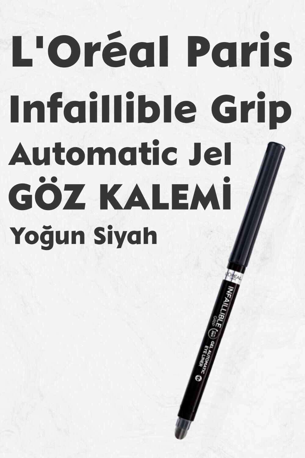 Loreal Paris Infaillible Grip Automatic Jel Göz Kalemi Yoğun Siyah