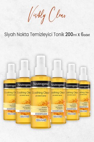 Neutrogena Soothing Clear Yüz Bakım Spreyi 125ml x 6 Adet