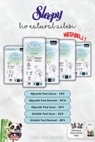 Bio Natural Sleepy Ped Ailesi Avantajlı Paket ve Rosie