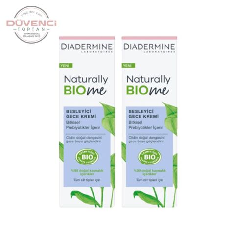 Diadermine Naturally Bio Me Besleyici Gece Kremi 50 ml x 2 Adet
