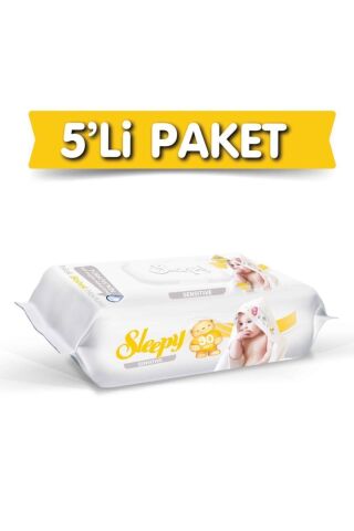 Sensitive Islak Havlu 90lı 05 Adet