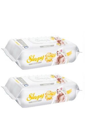 Sensitive Islak Mendil 90 Yaprak 2 Adet