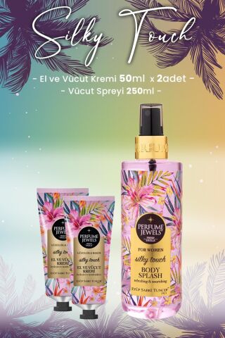 Eyüp Sabri Tuncer Silky Touch Vücut Spreyi 250 ml ve Krem 50 ml x 2 Adet