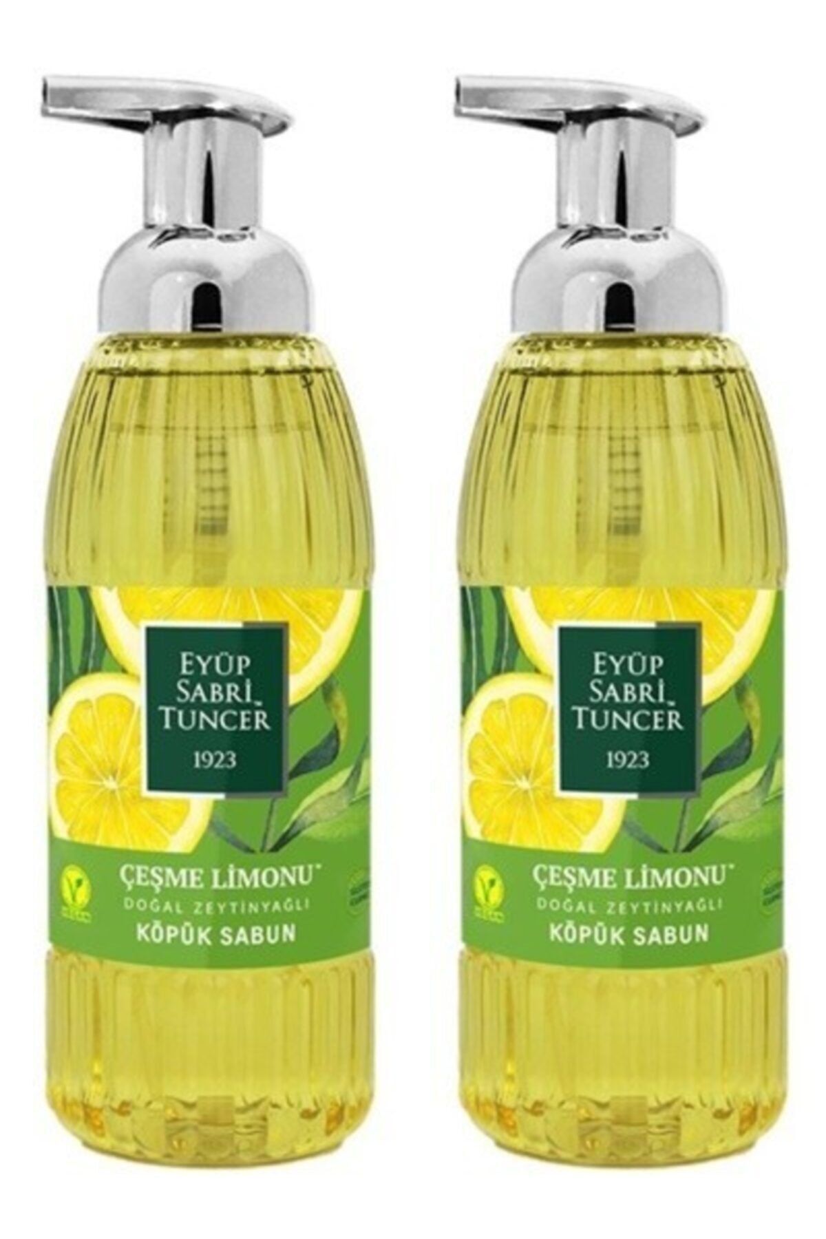 Zeytinyağlı Çeşme Limon Köpük Sabun 500ml X 2 Adet