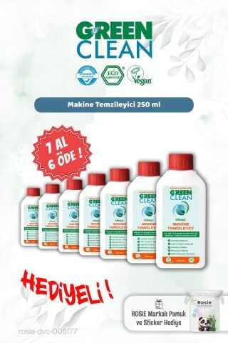 Green Clean Makine Temizleyici 250 ml 7 AL 6 ÖDE ve Rosie Hediye