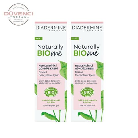 Diadermine Naturally Bio Me Nemlendirici Gündüz Kremi 50 ml x 2 Adet