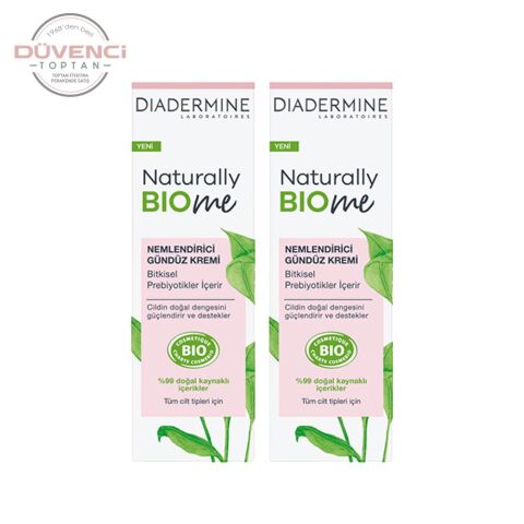 Diadermine Naturally Bio Me Nemlendirici Gündüz Kremi 50 ml x 2 Adet