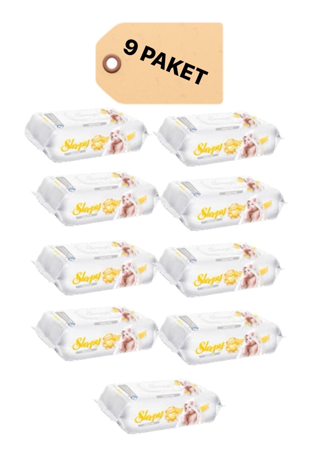 Sensitive 90 Yaprak 9 Adet Islak Mendil Slepy3x3