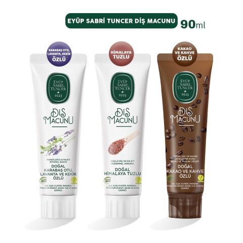 Eyüp Sabri Tuncer Diş Macunu Himalaya, Kakao ve Lavanta 90 ml