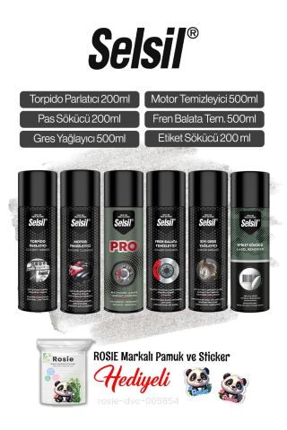 Selsil 6'lı Genel Temizlik Serisi ve Rosie