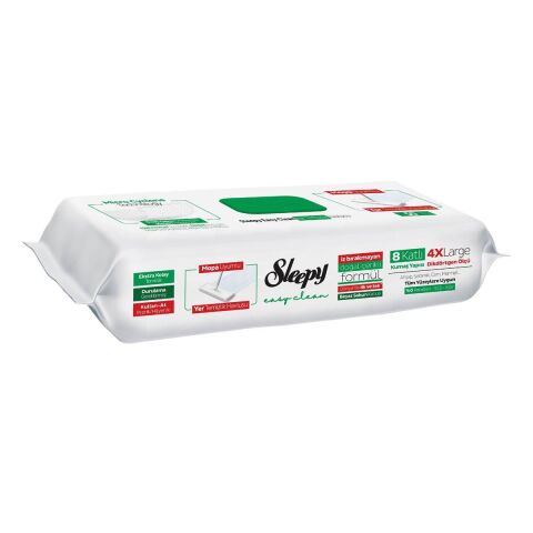 Sleepy Mopa Uyumlu Beyaz Sabunlu Islak Mendil 50'li x 3 ve ROSIE