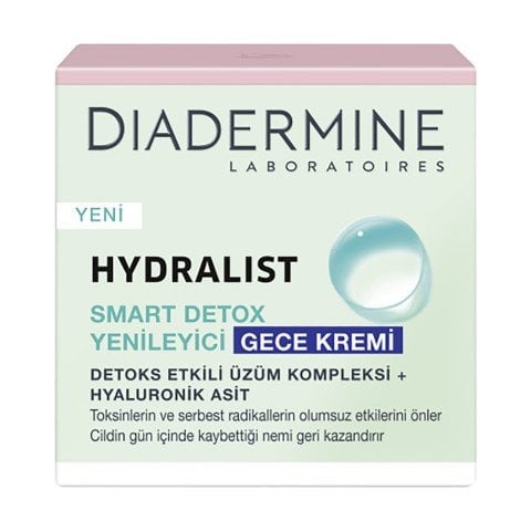 Diadermine Hydralist Smart Detox Yenileyici Gece Kremi 50 ML