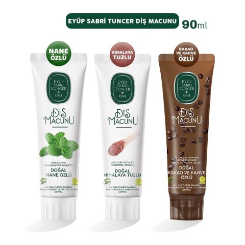 Eyüp Sabri Tuncer Diş Macunu Himalaya, Kahve Özlü ve Nane 90 ml