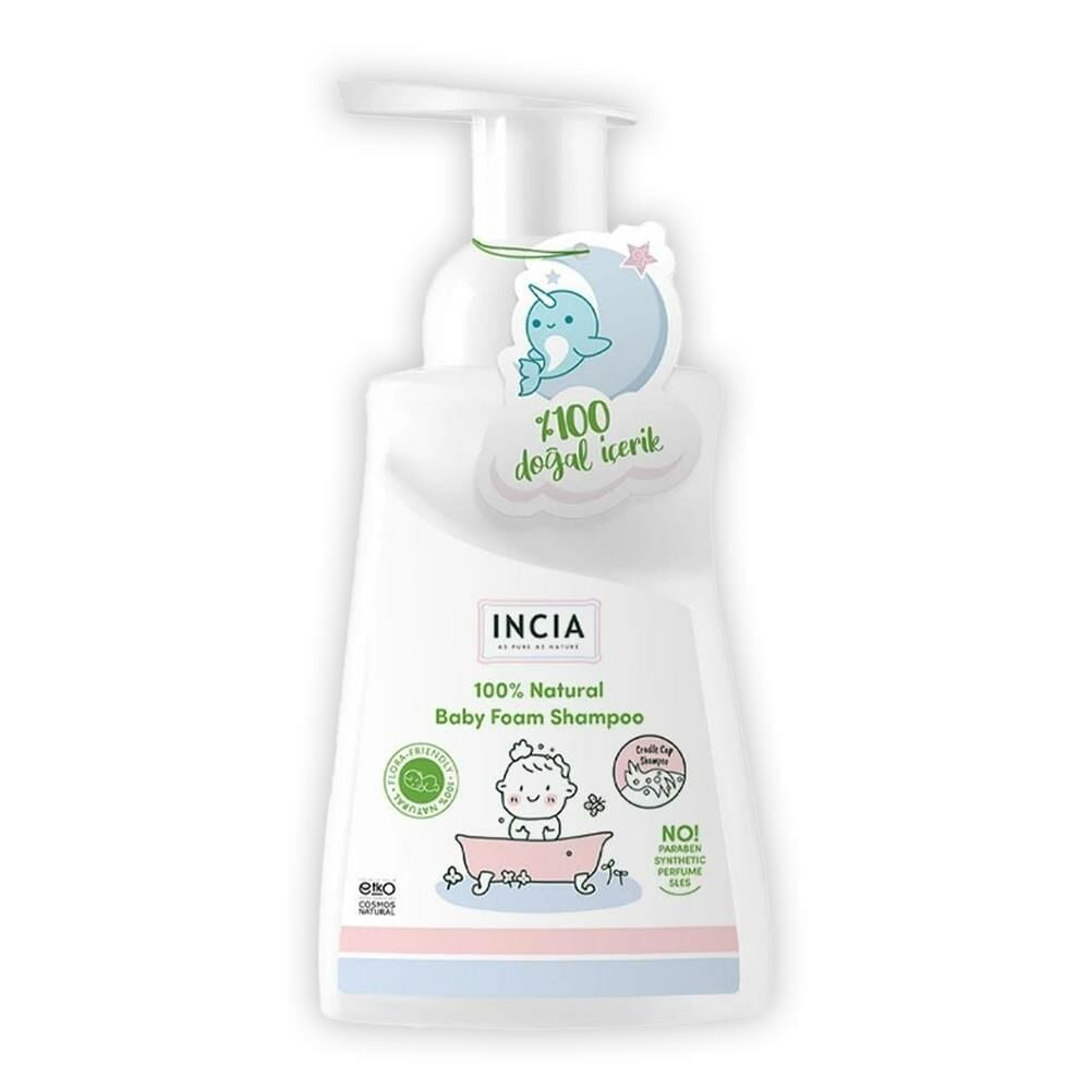 Incia Doğal Bebek Köpük Şampuanı 200 ml