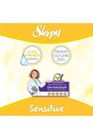 Sensitive 90 Yaprak Islak Mendil