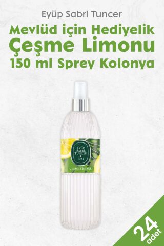 Eyüp Sabri Tuncer Çeşme Limonu 150 ml Sprey x 24 adet