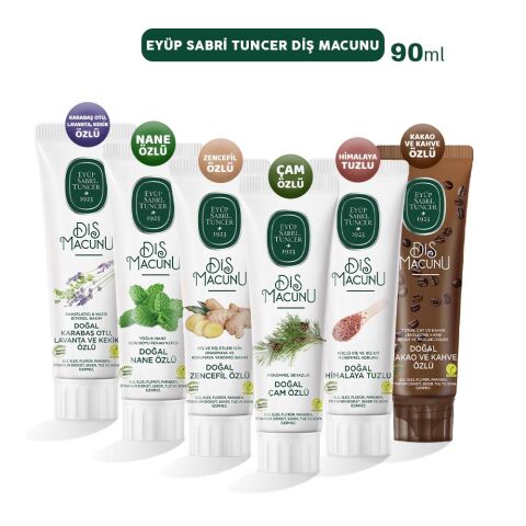 Eyüp Sabri Tuncer Diş Macunu Himalaya, Kakao, Lavanta, Nane, Zencefil ve Çam
