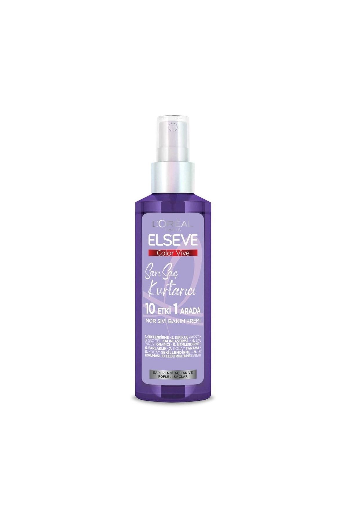 Elseve Sıvı Saç Bakım Kremi Mor 150 Ml