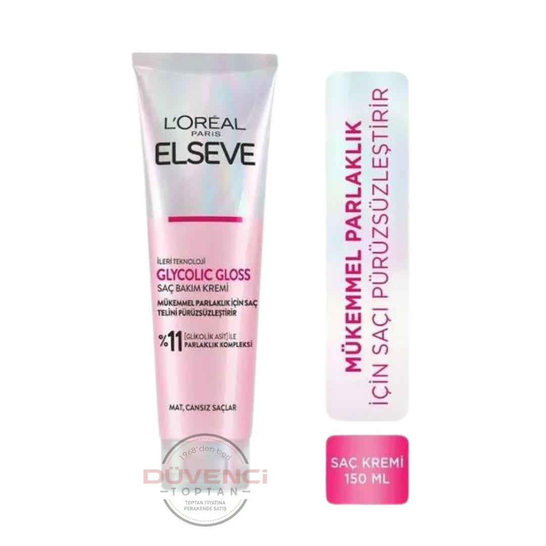 Elseve Glycolic Gloss Saç Bakım Kremi 150 ml