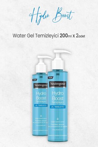 Neutrogena Hydro Boost Water Gel Temizleyici 200 ml x 2 Adet