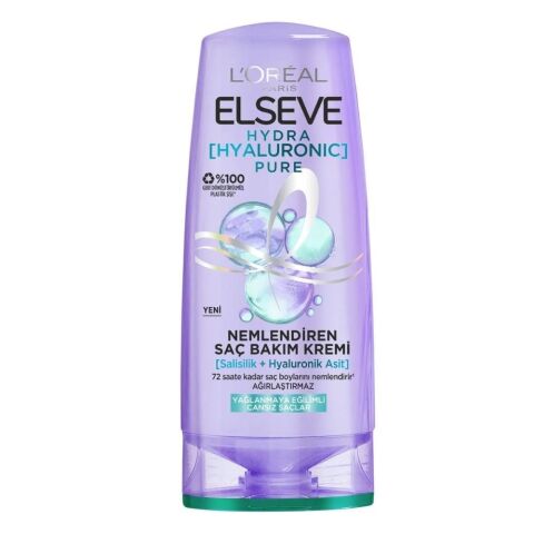Elseve Hydra Hyaluronic Pure Nemlendiren Saç Bakım Kremi 250 ml