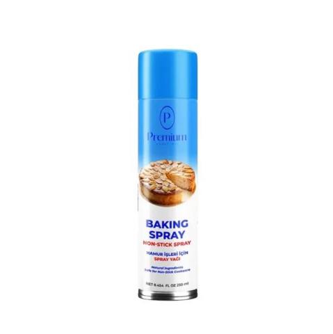 Premium Baking Spray, Hamur İşleri için Sprey Yağı 250 ml