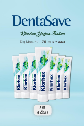 7 AL 6 ÖDE DentaSave Klorhex Diş Macunu 75 ml