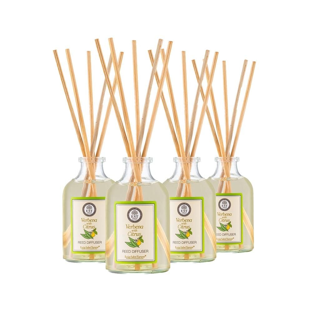 Eyüp Sabri Tuncer Verbena Citrus Çubuklu Oda Kokusu 50 ml x 4