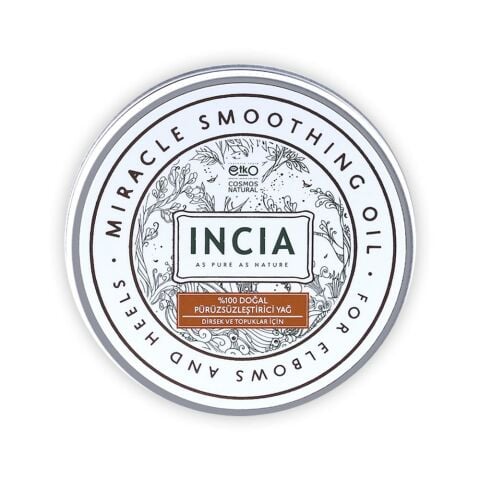 Incia Doğal Pürüzsüzleştirici Yağ 50 ml