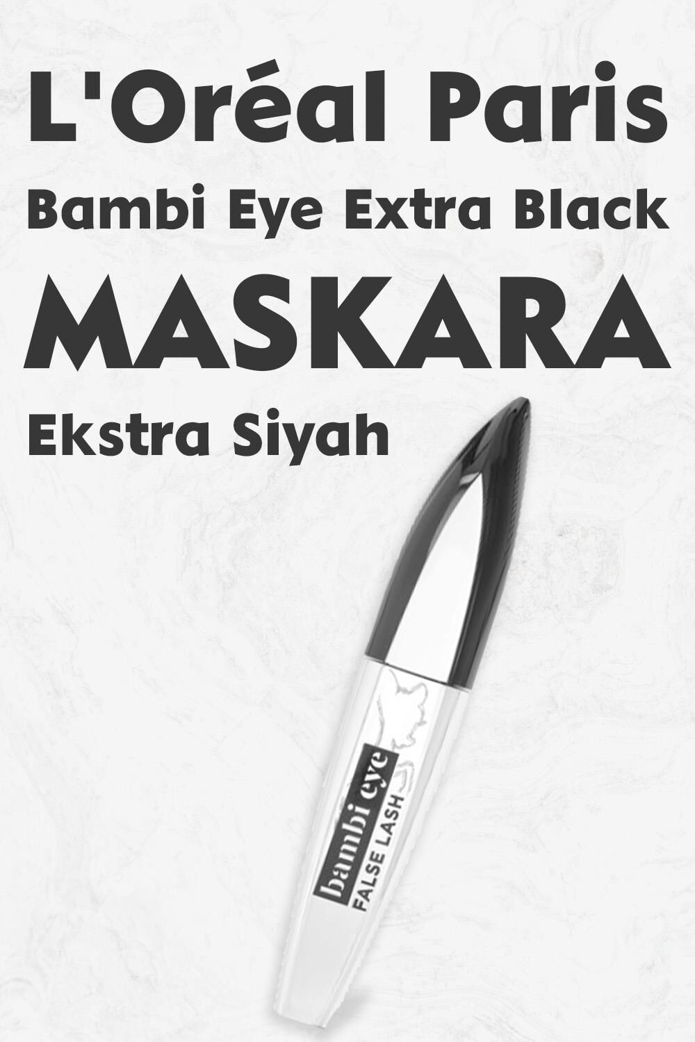 Loreal Paris Bambi Eye Extra Black Maskara Ekstra Siyah