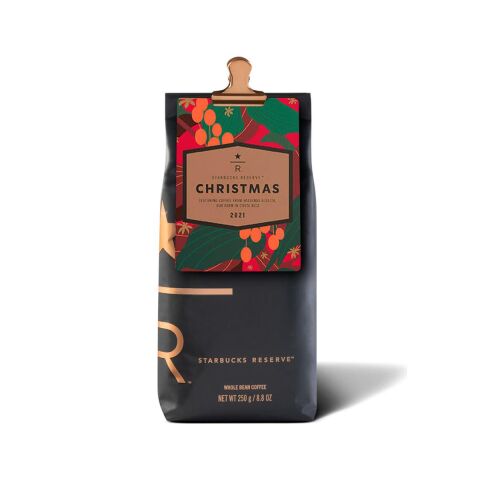 Starbucks Reserve® Christmas 2021 Yılbaşı Özel Seri Kahvesi, Çekirdek Kahve 250 Gram
