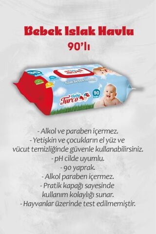 24 Al 20 Öde Islak Bebek Havlusu 90'lı ve Rosie
