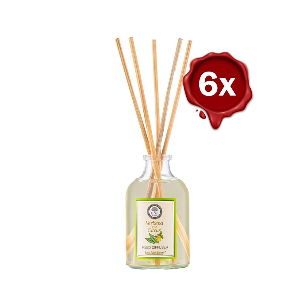 Eyüp Sabri Tuncer Verbena Citrus Çubuklu Oda Kokusu 50 ml x 6