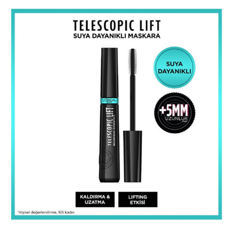 L’Oréal Paris Telescopic Lift Suya Dayanıklı Maskara