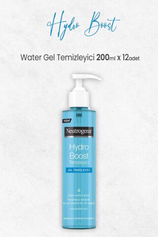 Neutrogena Hydro Boost Water Gel Temizleyici 200 ml x 12 Adet