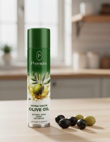 Premium Olive Oil Spray, Natural Sızma Sprey Zeytinyağ