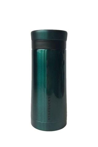 Starbucks Kahve Presi Özellikli Paslanmaz Çelik Termos Metalik Yeşil 296 ml