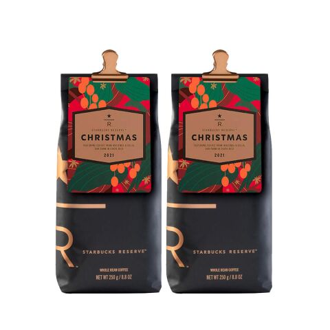 Starbucks Reserve® Christmas 2021 Yılbaşı Özel Seri Kahvesi, Çekirdek Kahve 250 Gram x 2