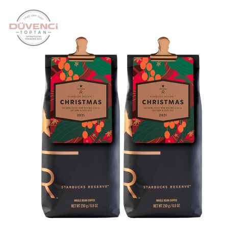 Starbucks Reserve® Christmas 2021 Yılbaşı Özel Seri Kahvesi, Çekirdek Kahve 250 Gram x 2