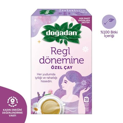 Doğadan Regl Dönemine Özel Bitki Çayı