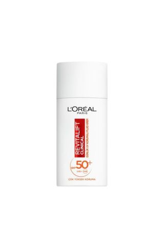 L'Oreal Paris Telescopic Maskara & Revitalift Clinical SPF 50+ Günlük Yüksek UV Korumalı Yüz Güneş Kremi