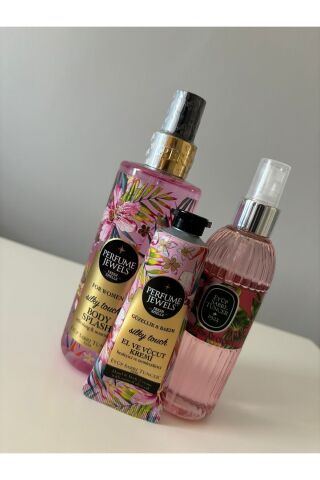 Eyüp Sabri Tuncer Perfume Jewels Silky Touch Vücut Spreyi 250 Ml + El Kremi 50ml + Kiraz Çiçeği Sprey Kolonya 150 ml