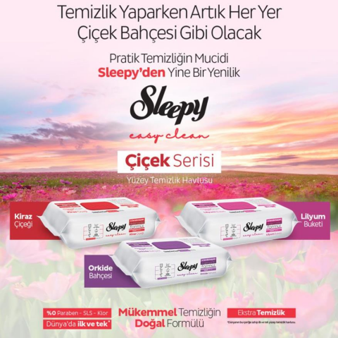Sleepy 6'lı Tanışma Paketi 100 x 6 (600 yaprak) ve ROSIE bebek pamuğu
