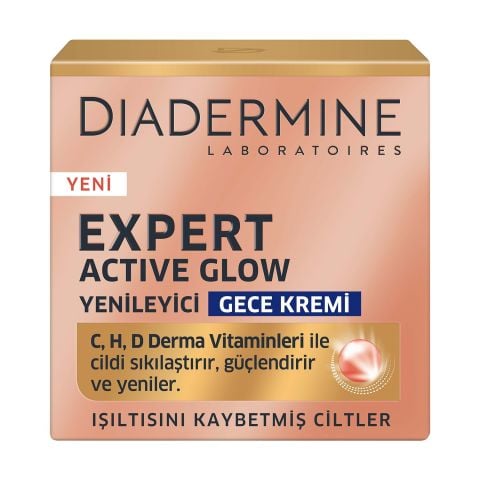 Diadermine Expert Active Glow Yenileyici Gece Kremi 50 Ml